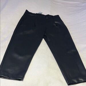LOFT 4p faux leather Pants Inseam Approx 24”